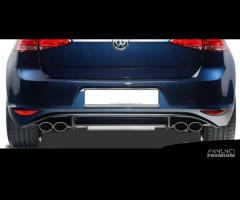 Diffusore posteriore vw golf 7 r look abs - 1