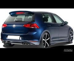 Diffusore posteriore vw golf 7 r look abs