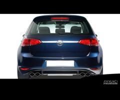 Diffusore posteriore vw golf 7 r look abs - 4