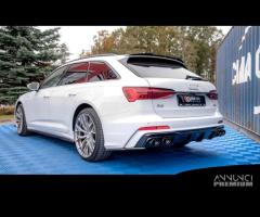 DIFFUSORE POSTERIORE AUDI A6 C8 S-Line + scarichi