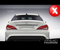 Diffusore posteriore amg mercedes cla w117 silver