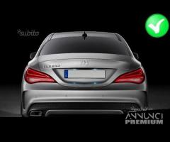 Diffusore posteriore amg mercedes cla w117 silver - 6