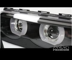 Fari anteriori BMW Serie 7 e38 98-01 Angel Eye LED - 2