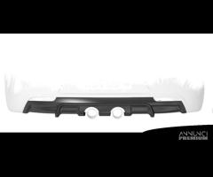 DIFFUSORE POSTERIORE VW GOLF 6 R Scarico CENTRALE - 4