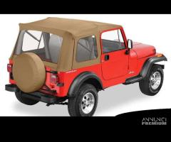 Bestop Supertop JEEP Wrangler YJ vetri chiari