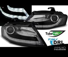 FANALI ANTERIORI TUBE LED AUDI A4 B8 alogeni H7