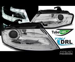 FANALI ANTERIORI TUBE LED AUDI A4 B8 alogeni H7