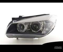 Fari anteriori bmw x1 e84 09-12 led angel eyes