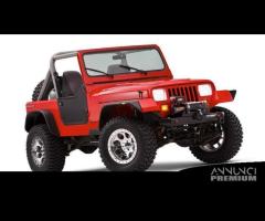 Bushwacker flat fender parafanghi piatti JEEP YJ