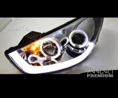 Fari anteriori hyundai ix35 angel eyes tube led - 1