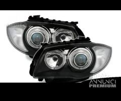 Fari anteriori angel eyes BMW E87 serie1 LED