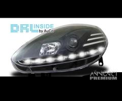 Fari anteriori DRL LED Fiat Punto Evo Led 2009-