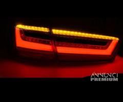 Fari posteriori audi a6 c7 11-14 led tube rossi - 2