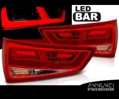 Fari posteriori led tube audi a1 10-14 smoke rossi - 1