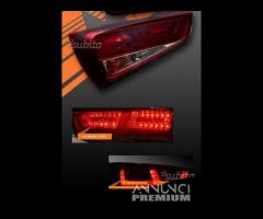 Fari posteriori led tube audi a1 10-14 smoke rossi