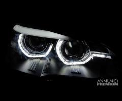 Fari anteriori XENON BMW X5 E70 07-10 Angel LED 3D