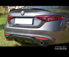 Spoiler baule alfa romeo giulia look quadrifoglio