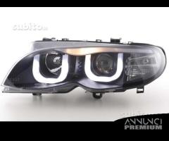 Fanali anteriori bmw serie 3 E46 angel TUBE led - 1