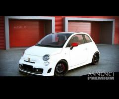 LAMA SPOILER PARAURTI FIAT 500 ABARTH abs