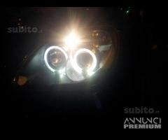 Fari anteriori mercedes slk r170 angel eyes led