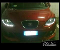 Fari anteriori seat leon 2 1p 2005-09 led drl