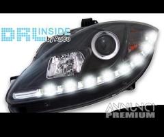 Fari anteriori seat leon 2 1p 2005-09 led drl