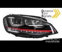 Fari anteriori VW GOLF 7 LED GTD GTI GTE 4 COLORI