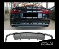 DIFFUSORE POSTERIORE S6 Look AUDI A6 4G C7 15-18