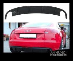 DIFFUSORE POSTERIORE RS Look AUDI TT 8J 2 scarichi