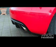 DIFFUSORE POSTERIORE RS Look AUDI TT 8J 2 scarichi - 4