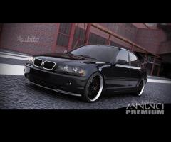 LAMA SPOILER SOTTO PARAURTI BMW serie 3 e46 02-05 - 2