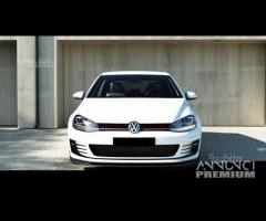 Lama spoiler paraurti vw golf 7 gti - 3