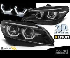 Fari anteriori xenon bmw z4 e89 angel eyes 3d led