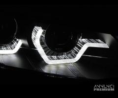 Fari anteriori xenon bmw z4 e89 angel eyes 3d led