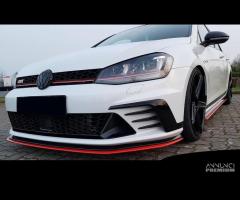 Lama spoiler anteriore vw golf 7 gti clubsport - 4