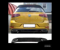 DIFFUSORE PARAURTI POSTERIORE VW GOLF 7.5 R-Line