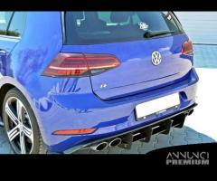 Estrattore posteriore racing vw golf 7.5 r abs - 2