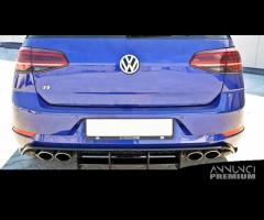 Estrattore posteriore racing vw golf 7.5 r abs