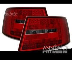 Fari posteriori led audi a6 4f berlina rosso - 1