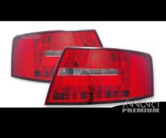 Fari posteriori led audi a6 4f berlina rosso