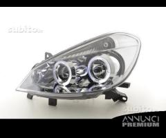 Fari anteriori renault clio 3 angel eyes led