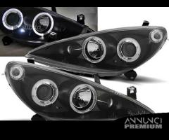 Fari anteriori angel eyes led peugeot 307 01-05