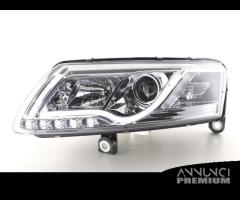 FARI ANTERIORI AUDI A6 4F BERLINA e AVANT LED TUBE - 2