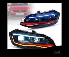 Fari anteriori led drl vw polo aw 2g led dinamici