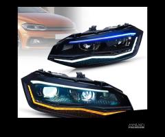 Fari anteriori led drl vw polo aw 2g led dinamici