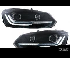 Fari anteriori vw polo 6r 6c full-led dinamici