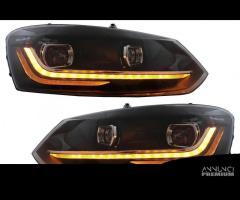 Fari anteriori vw polo 6r 6c full-led dinamici