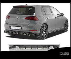 DIFFUSORE POSTERIORE VW GOLF 7.5 GTI TCR LOOK NERO