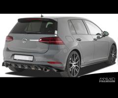 DIFFUSORE POSTERIORE VW GOLF 7.5 GTI TCR LOOK NERO