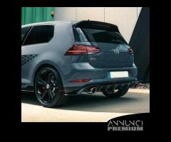 DIFFUSORE POSTERIORE VW GOLF 7.5 GTI TCR LOOK NERO